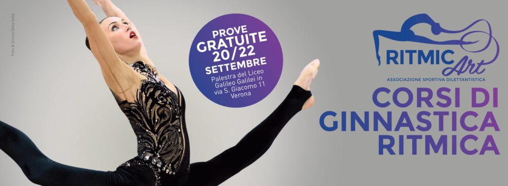 Corsi di ginnastica ritmica a Verona organizzati da Ritmic Art ASD. Possibilità di prova gratuita